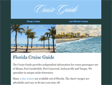 Tablet Screenshot of cruiseguidenetwork.com